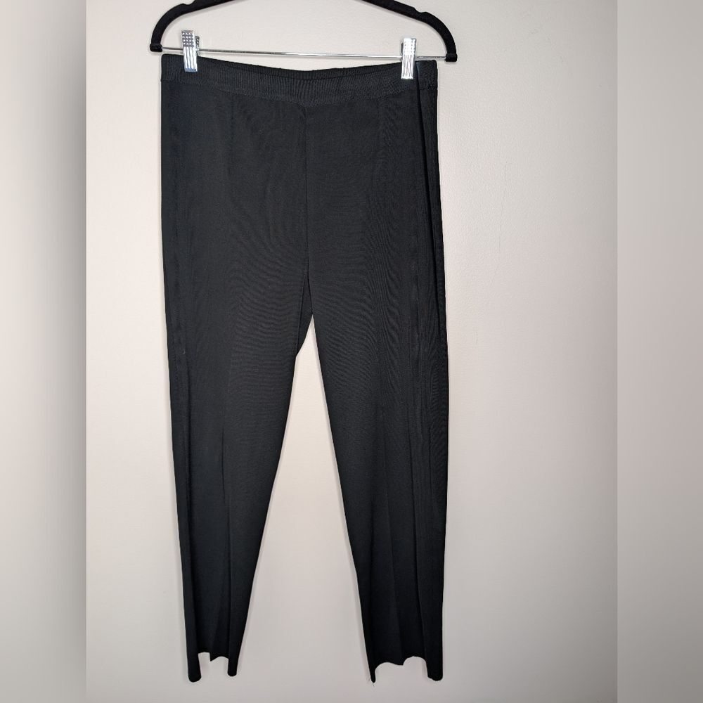 Ming Wang Black Knit Pants sz PM